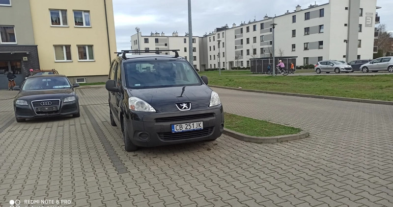 Peugeot Partner cena 14900 przebieg: 273000, rok produkcji 2009 z Bydgoszcz małe 154